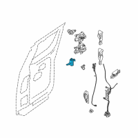 OEM 2011 Nissan Titan Check Link Assembly - Rear Door, RH Diagram - 82430-7S206