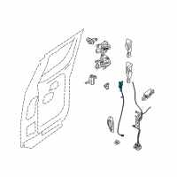 OEM 2014 Nissan Titan Rear Door-Lock Actuator Motor Diagram - 82541-7S200