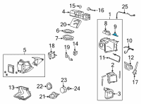 OEM Mercury Tracer Vacuum Valve Diagram - D7OZ-19A563-A