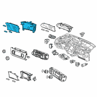 OEM 2015 Honda Civic Meter, Combination Diagram - 78200-TR3-A41