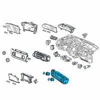 OEM 2015 Honda Civic Cont *NH587L* Diagram - 79600-TR6-A42ZA