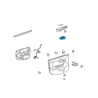 OEM 2010 Chevrolet Malibu Window Switch Diagram - 20807219