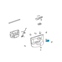 OEM 2011 Chevrolet Malibu Handle, Inside Diagram - 22884884