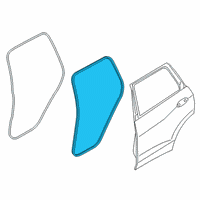 OEM 2021 BMW X5 Door Weatherstrip Diagram - 51-76-9-447-076