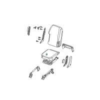 OEM 2004 Nissan Titan Pad Assembly-Front Seat Cushion, Center Diagram - 87761-7S200