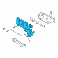 OEM 2013 Jeep Grand Cherokee Exhaust Manifold Diagram - 5038536AD