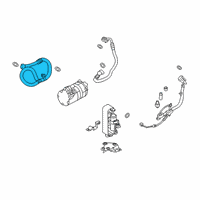 OEM 2020 BMW M240i Suction Pipe Evaporator-Compressor Diagram - 64-53-9-337-136