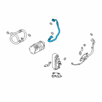 OEM BMW M240i xDrive Pressure Hose, Compressor-Condenser Diagram - 64-53-9-337-131