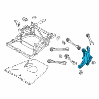 OEM 2016 BMW i8 Wheel Carrier, Rear Left Diagram - 33-33-6-858-231