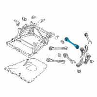 OEM BMW i8 Rubber Mount Toe Arm, Left Diagram - 33-32-6-862-215