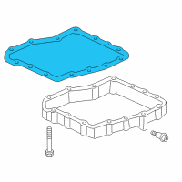 OEM 2004 Acura RL Gasket, Oil Pan Diagram - 21813-P5H-000