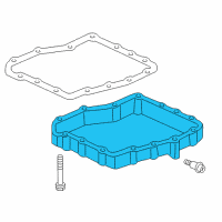 OEM 2001 Acura RL Pan, Oil Diagram - 21151-P5H-000