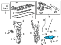 OEM Lexus NX350 PAN SUB-ASSY, OIL, N Diagram - 12102-25040