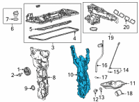 OEM Lexus NX350 CASE ASSY, TIMING CH Diagram - 11310-25050