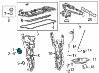 OEM Lexus NX350 PULLEY ASSY, CRANKSH Diagram - 13470-25050