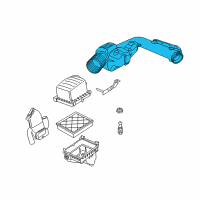 OEM Dodge Durango Air Cleaner Hose Diagram - 68194974AA