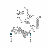 OEM 2014 Honda Ridgeline Rubber A, FR. Sub-Frame Mounting (RR) Diagram - 50270-SJC-A01