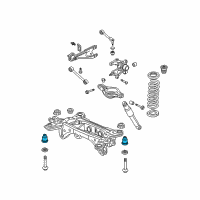 OEM 2012 Honda Ridgeline Rubber A, FR. Sub-Frame Mounting (RR) Diagram - 50270-SJC-A01