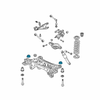 OEM Honda Insulator C, Sub-Frame Mounting (Upper) Diagram - 50231-STW-A01