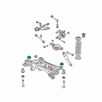 OEM 2008 Honda Pilot Insulator C, Sub-Frame Mounting (Upper) Diagram - 50231-STW-A01