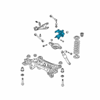 OEM Honda Pilot Knuckle, Left Rear Diagram - 52215-S9V-A00