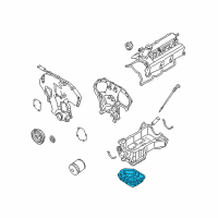 OEM 2006 Nissan Murano Pan Assy-Oil Diagram - 11110-2Y000