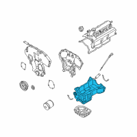 OEM 2002 Nissan Altima Pan Assy-Oil Diagram - 11110-CA00A