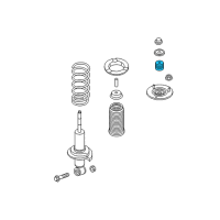 OEM 2020 Nissan Titan Bush-Rubber Diagram - 56217-EZ00A