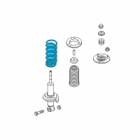 OEM 2021 Nissan Titan Spring-Front Diagram - 54010-EZ31B