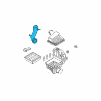 OEM Ford F-350 Super Duty Air Tube Diagram - 9C3Z-9B659-A