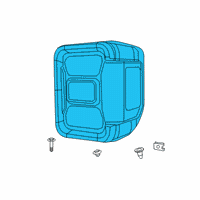 OEM Jeep Lamp-Tail Diagram - 68336582AG