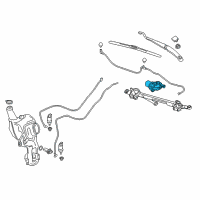 OEM Chevrolet Traverse Front Motor Diagram - 84142865