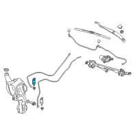 OEM 2020 Buick Enclave Rear Washer Pump Diagram - 13594160