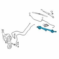 OEM 2020 Buick Enclave Front Transmission Diagram - 84518623