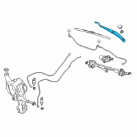 OEM 2022 Chevrolet Traverse Wiper Arm Diagram - 84142868