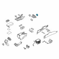 OEM 2016 Hyundai Sonata Accessory Socket Assembly Diagram - 95120-C1100-TRY