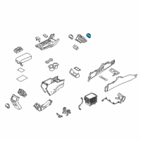 OEM Hyundai Sonata Accessory Socket Assembly Diagram - 95120-C1100-TRY