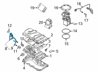 OEM 2022 BMW 330e xDrive FILLER PIPE Diagram - 16-11-7-458-732