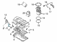 OEM BMW 330e GROMMET Diagram - 16-12-7-481-306