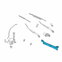 OEM 2008 Kia Optima Link Assembly-Windshield Wiper Diagram - 981202G000