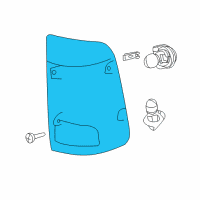 OEM Ram Lamp-Tail Stop Backup Diagram - 68093080AC