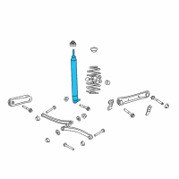 OEM 2010 Lincoln Town Car Shock Diagram - 8W7Z-18125-D