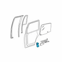 OEM 2000 Ford Expedition Window Motor Diagram - XL1Z-7823394-BA