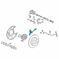 OEM 2015 Honda Civic Hose Set, Right Rear Diagram - 01466-TR3-A52