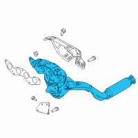 OEM 2018 Ford EcoSport Manifold With Converter Diagram - GN1Z-5G232-C