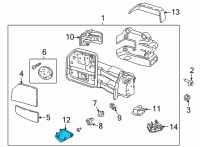 OEM 2022 Ford F-150 COVER - MIRROR HOUSING Diagram - ML3Z-17A703-AA