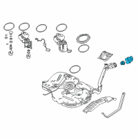 OEM 2016 Honda Civic Set, Fuel Capless Diagram - 17060-TBA-A01