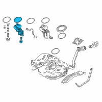 OEM 2019 Honda Civic FILTER SET, FUEL Diagram - 17048-TBA-A01