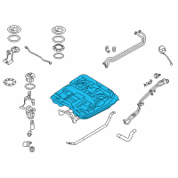 OEM 2009 Hyundai Veracruz Tank Assembly-Fuel Diagram - 31150-3J500