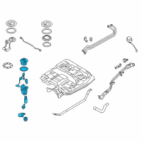 OEM 2009 Hyundai Veracruz Complete-Fuel Pump Diagram - 31110-3J500